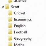 Computer Filing Using Folders